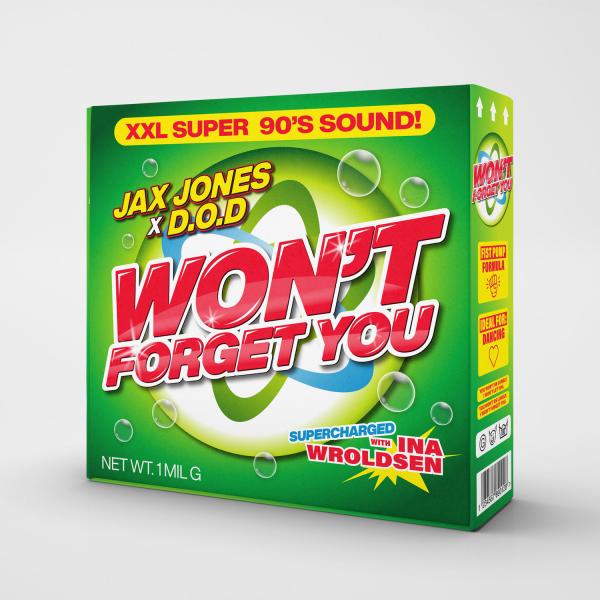Won't Forget You  by Jax Jones x D.O.D Feat. Ina Wroldsen at Frisk Radio - Your Destination for Dance